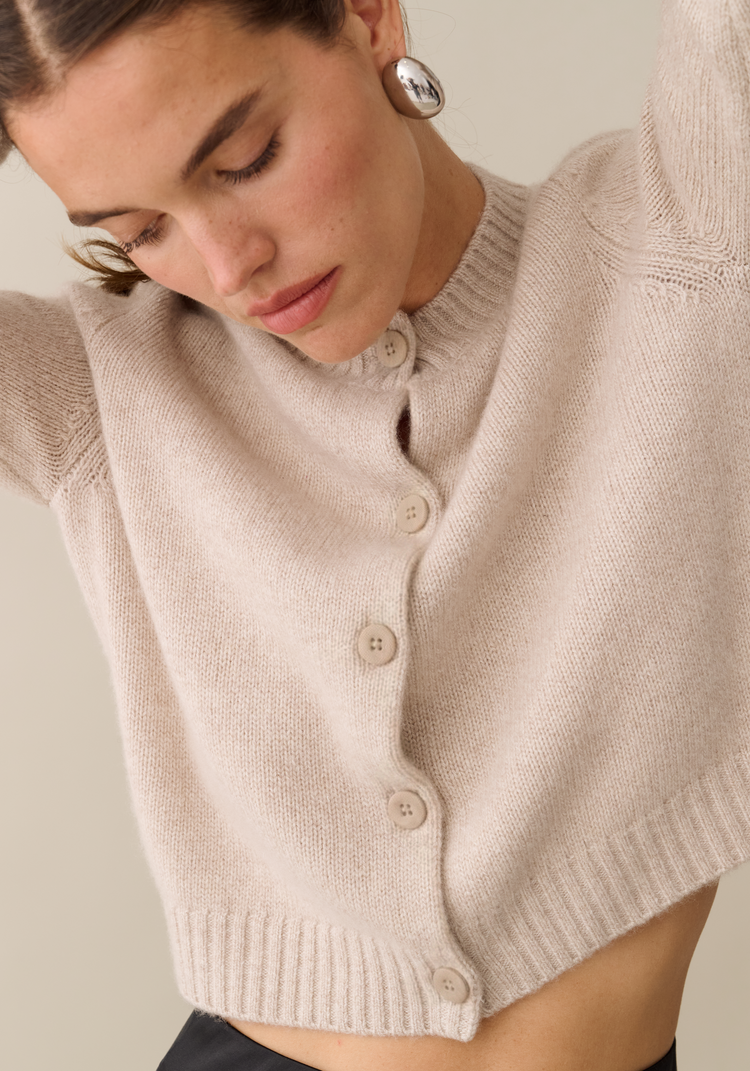 Ari Wool Cashmere Cardigan