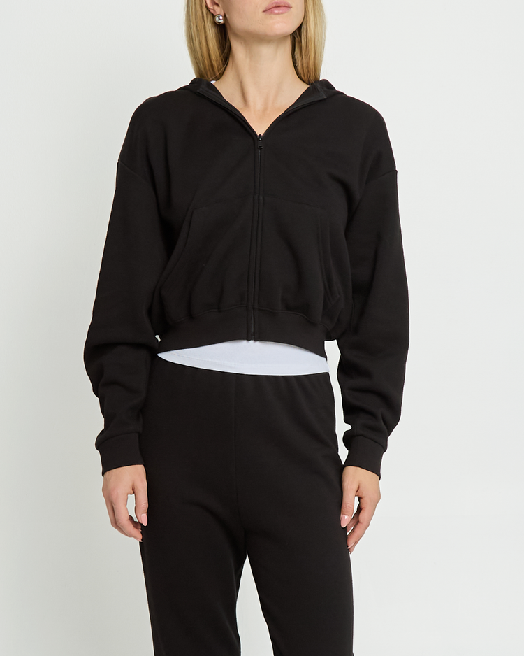 Cotton Fleece Classic Zip Up Hoodie