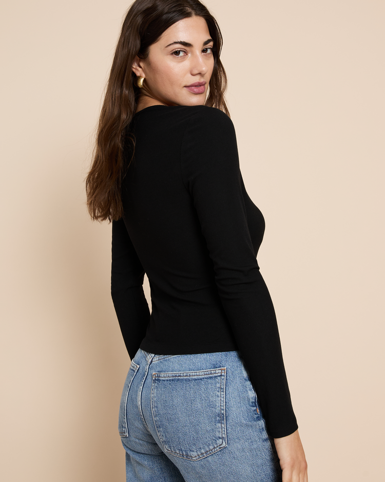 Soft Lounge Long Sleeve Button Up