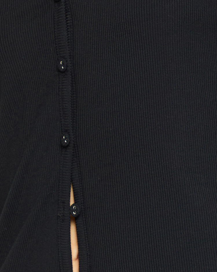 Soft Lounge Long Sleeve Button Up