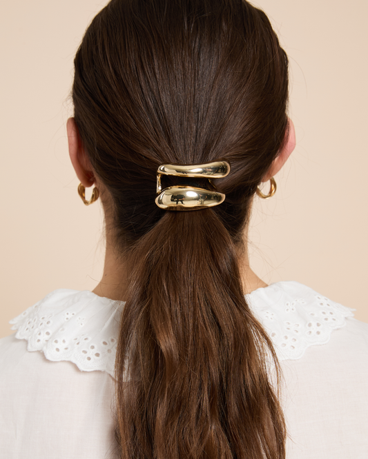 Wide Sculptured Cuff Hair Tie