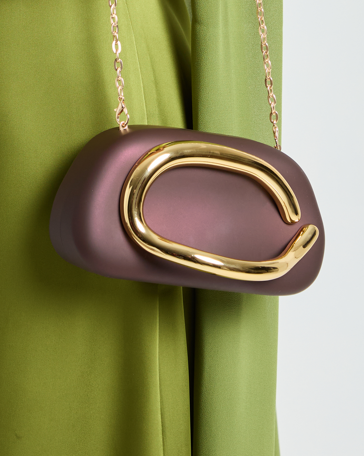 Vienna Sculpted Clutch