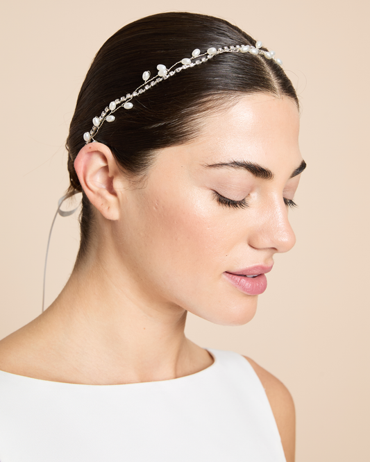 Pearl Crystal Headband