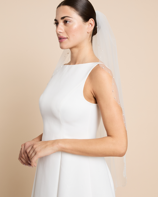 Pearl Trim Veil