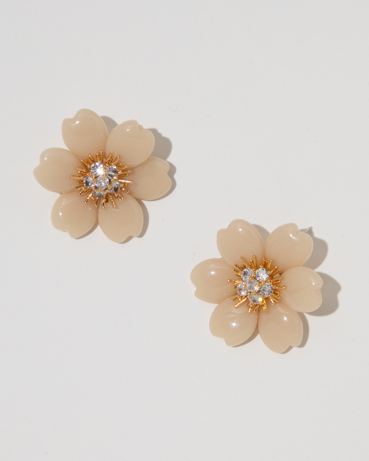 Bold Flower Stud Earrings