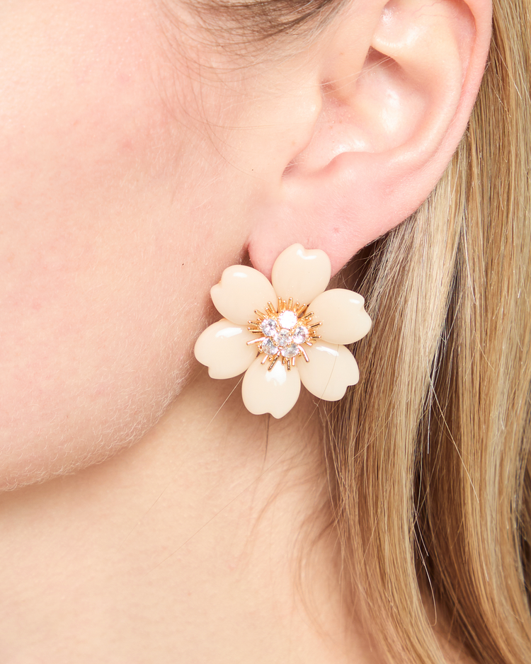 Bold Flower Stud Earrings