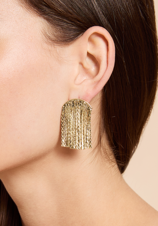 Long Tassel Dangle Earrings