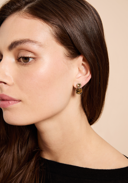 Sunburst Crystal Earrings