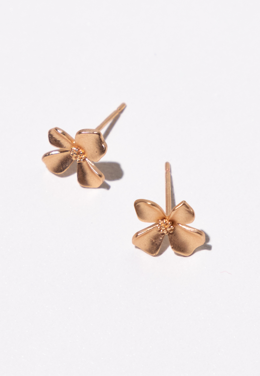 Plumeria Stud Earrings