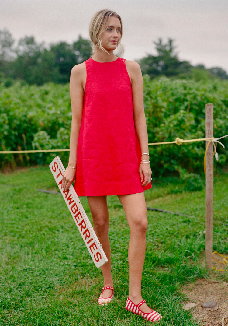 Zinnia Linen Mini Dress