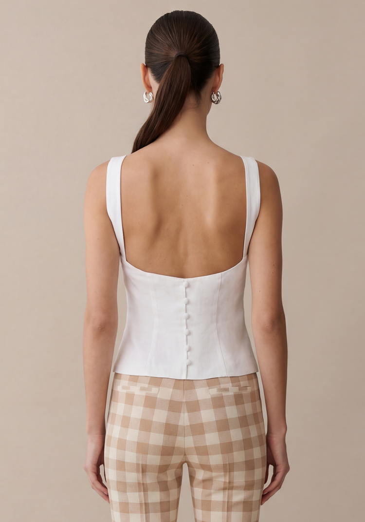 Jessa Linen Top