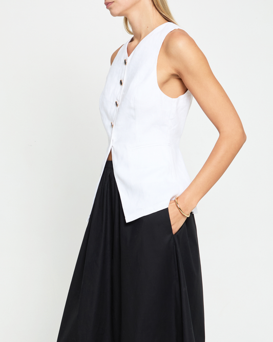 Annabel Linen Vest