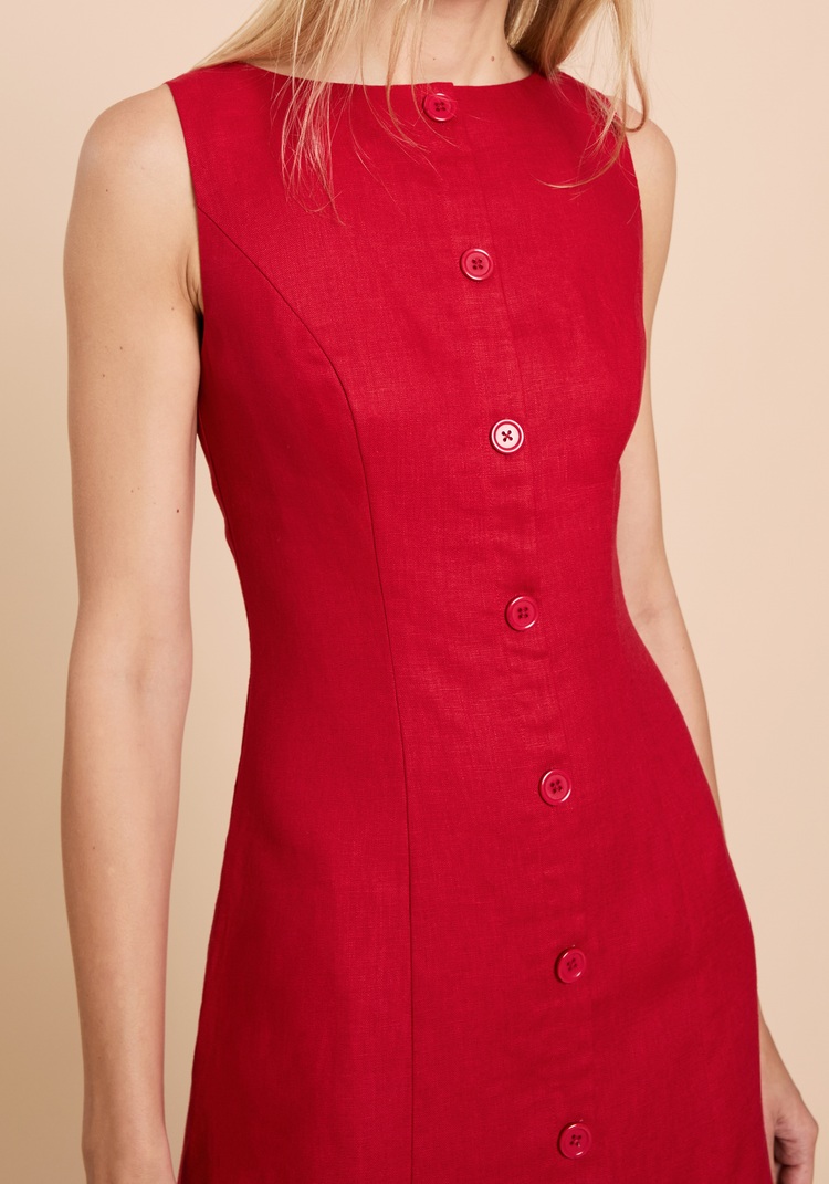 Selene Linen Dress