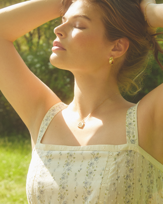 Camellia Cotton Dress