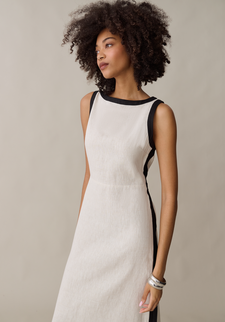 Claudette Linen Dress