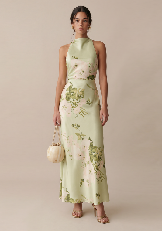 Roslyn Silk Dress