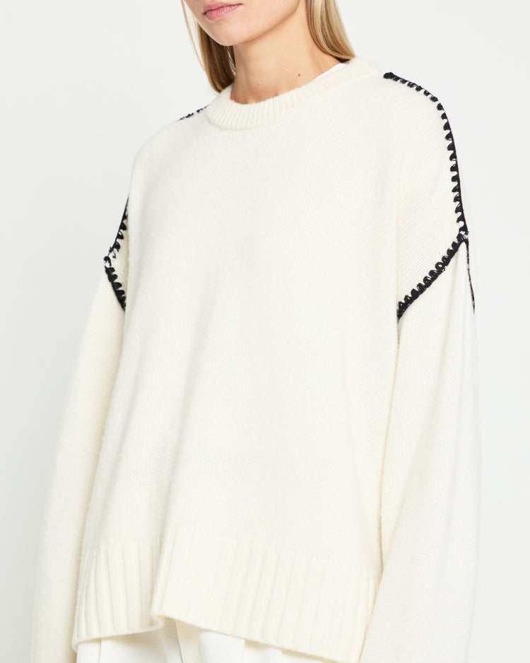 Carla Cashmere-Wool Sweater