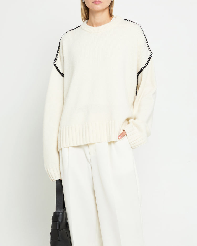 Carla Cashmere-Wool Sweater