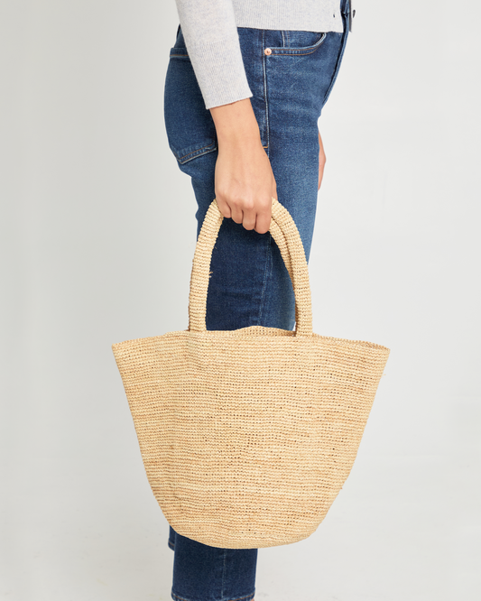 Porto Handmade Raffia Bag