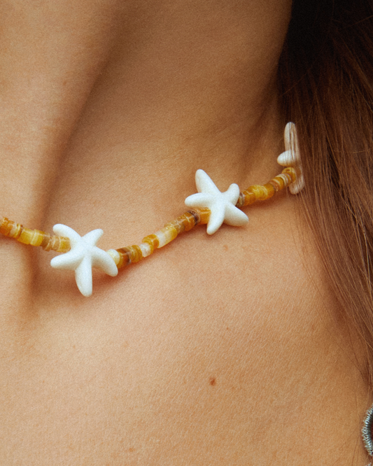 Beaded Starfish Necklace