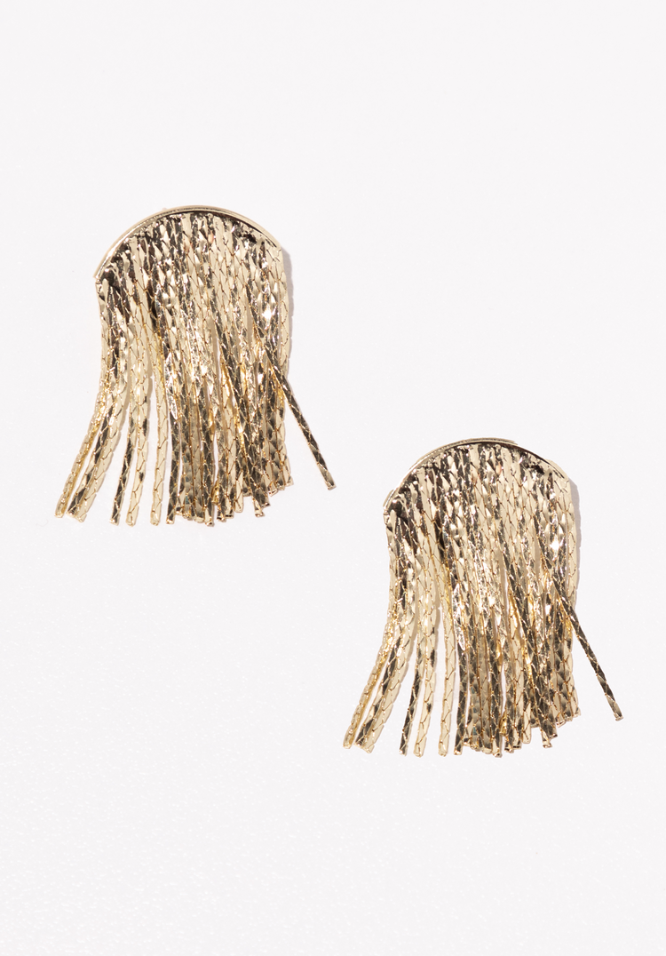 Long Tassel Dangle Earrings