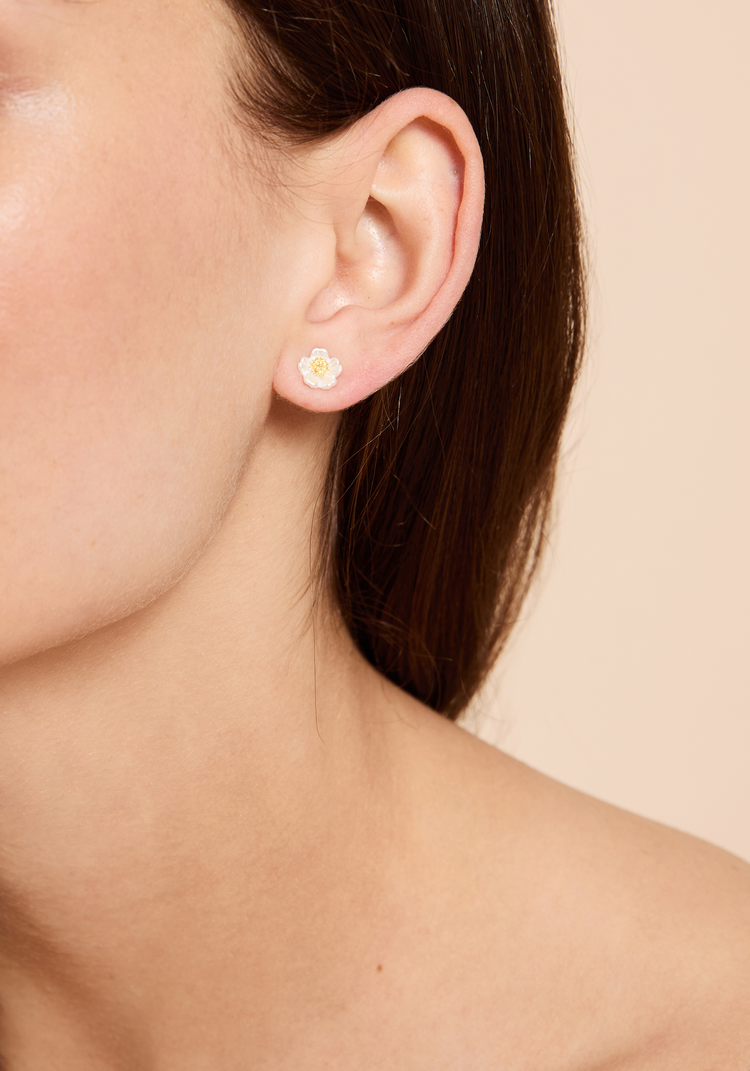 Mirabelle Flora Stud Earrings