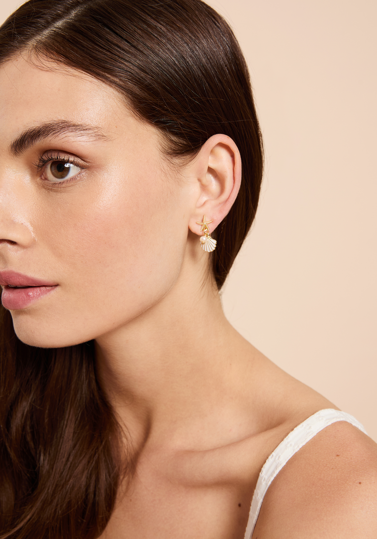 Pearl Tides Drop Earrings