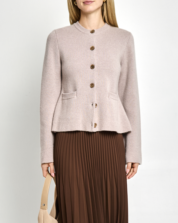 Averie Wool-Cashmere Cardigan