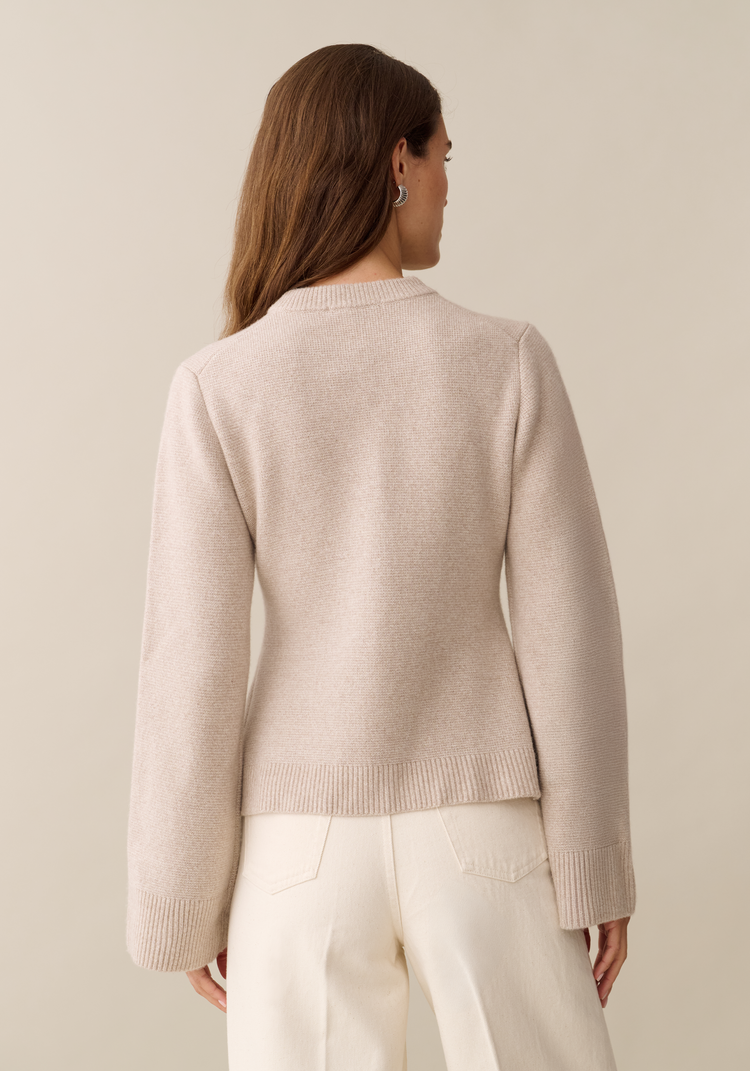 Averie Wool-Cashmere Cardigan