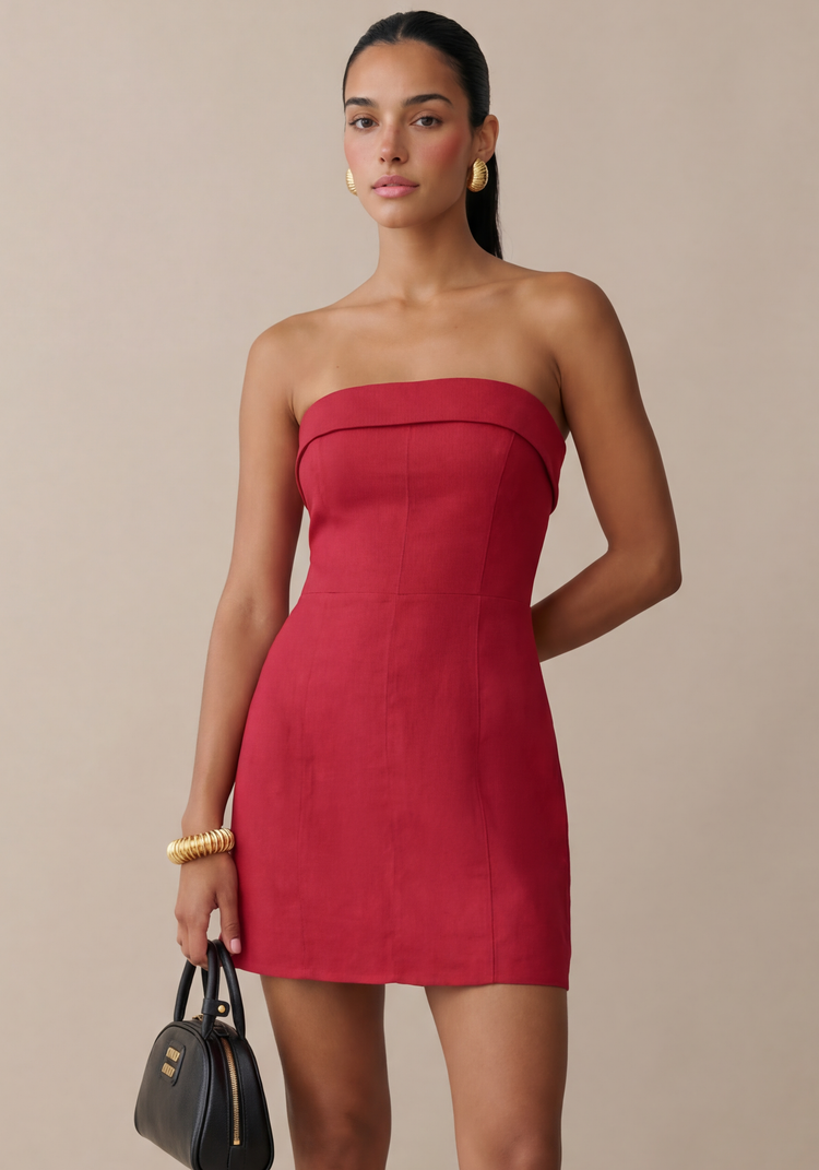 Maya Linen Dress