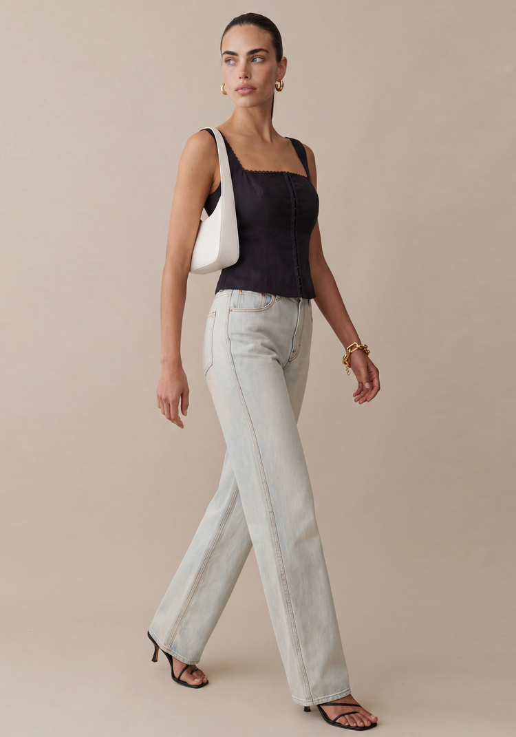 Halley Linen Top
