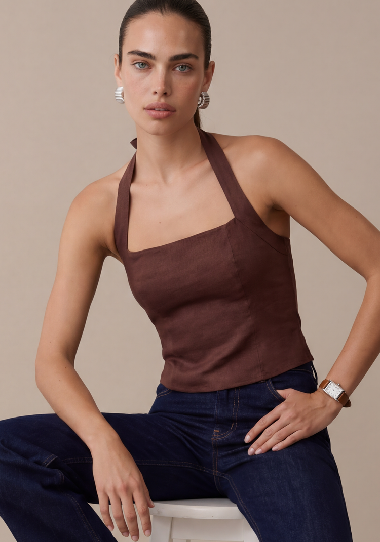 Dixie Linen Top