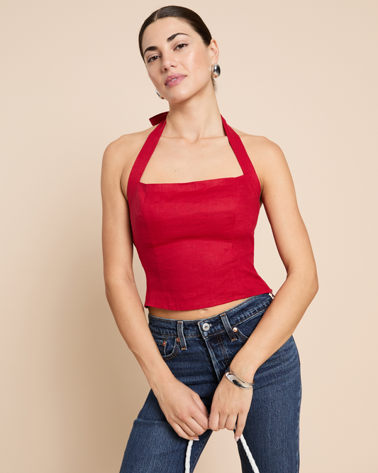 Dixie Linen Top