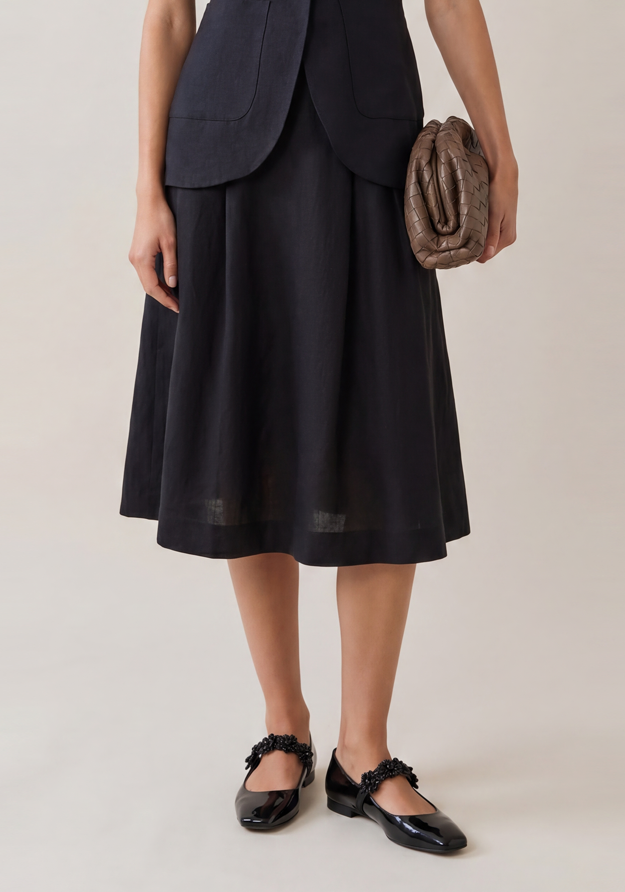 Lucie Linen Skirt