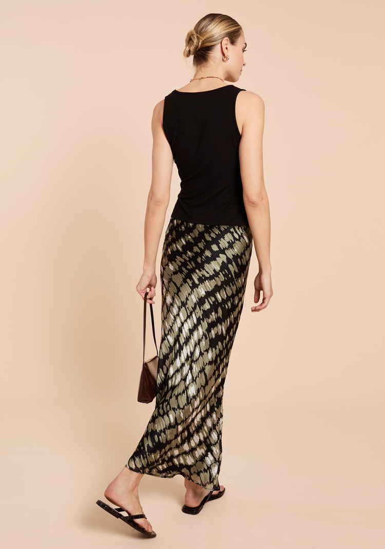 Reece Silk Skirt