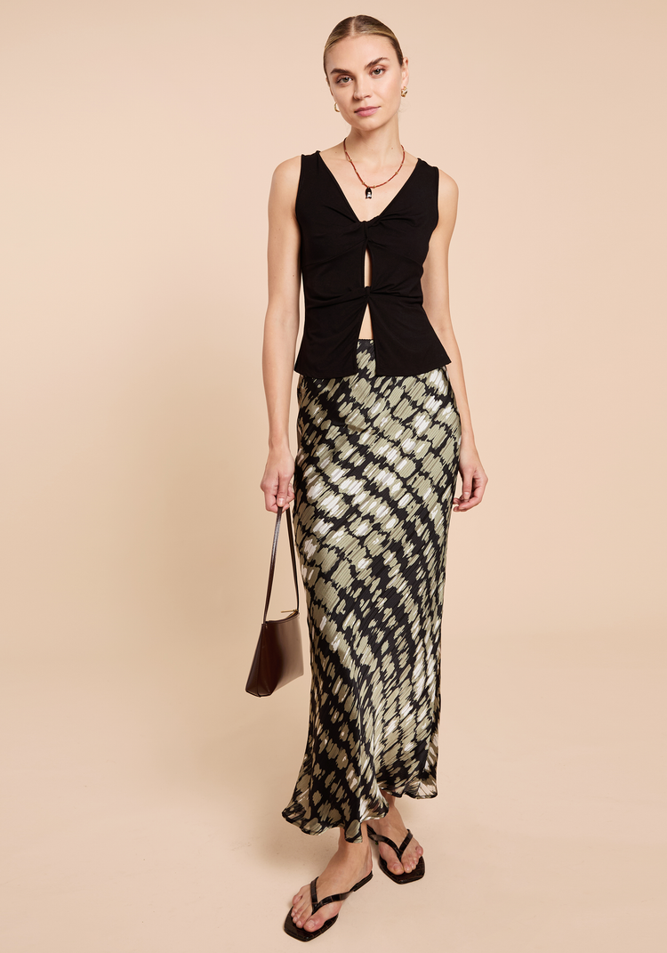 Reece Silk Skirt