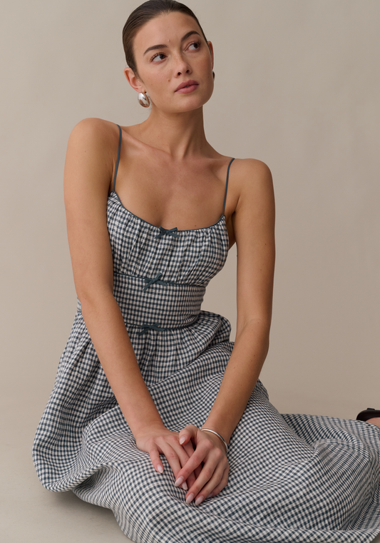 Darya Linen Dress