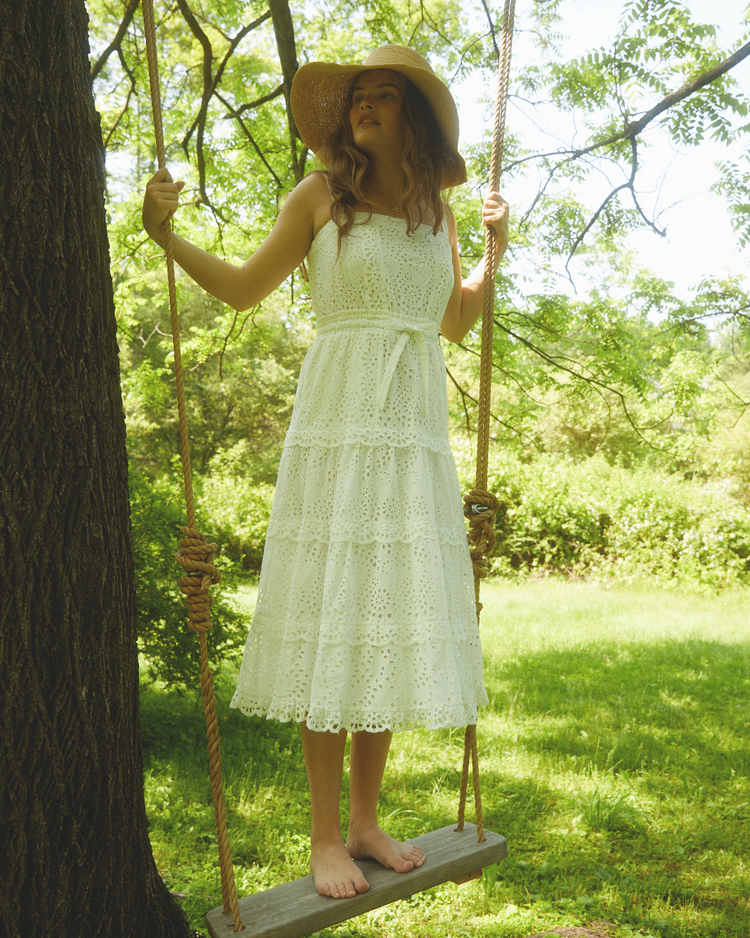 Camellia Cotton Dress