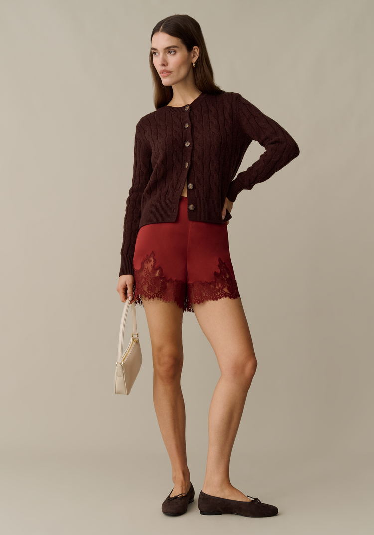 Rosa Silk Short