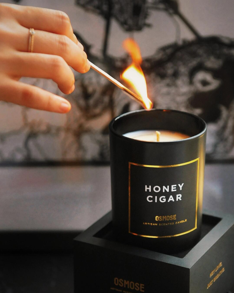 Honey Cigar Candle