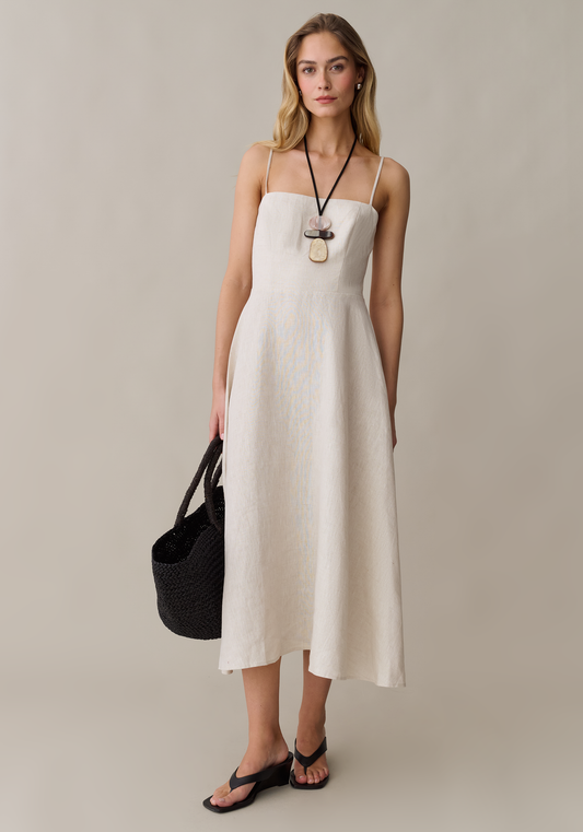 Khalani Linen Dress