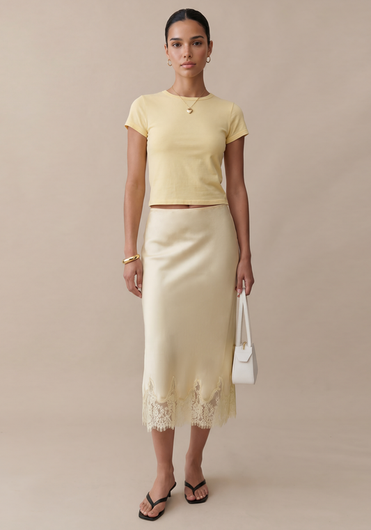 Evren Silk Skirt
