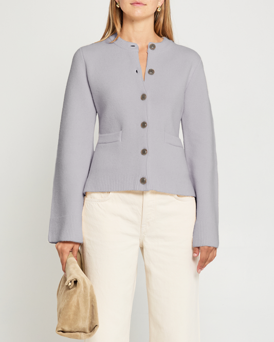 Averie Wool-Cashmere Cardigan