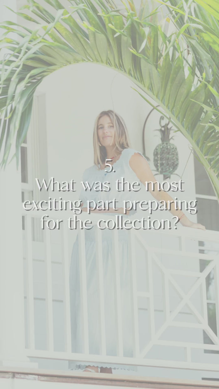 What was the most exciting part preparing for the collection?