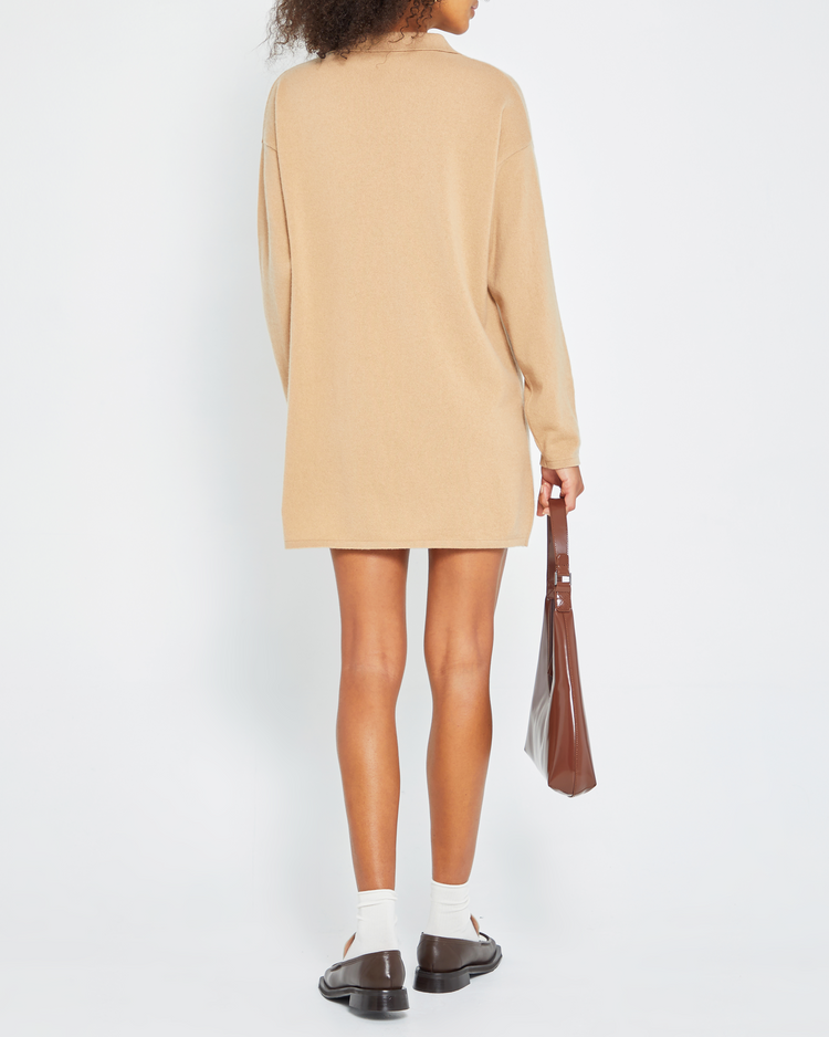 Hailey Cashmere Polo Dress